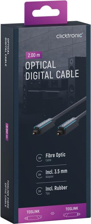 Produktbild clicktronic Opto-Kabel (2 m, Optisch)