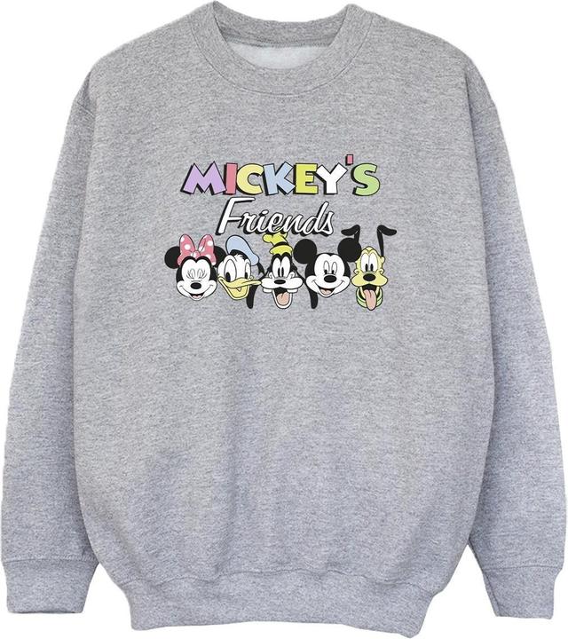 Disney Mickey Mouse And Friends Faces Sweatshirt Jungen (140, 146)