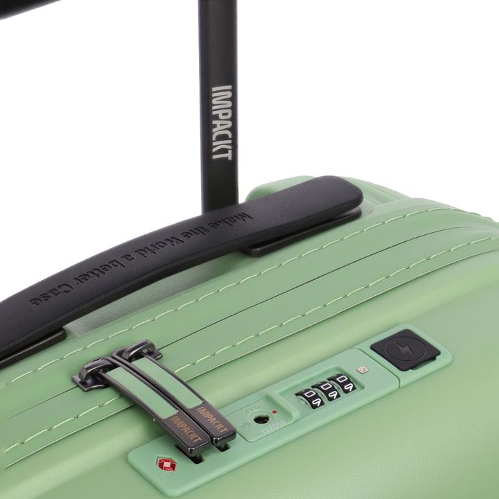 Actual product image Impackt IP1 - 4-wheel trolley with USB port, Spring (38 l, Hand luggage (up to 50 litres))