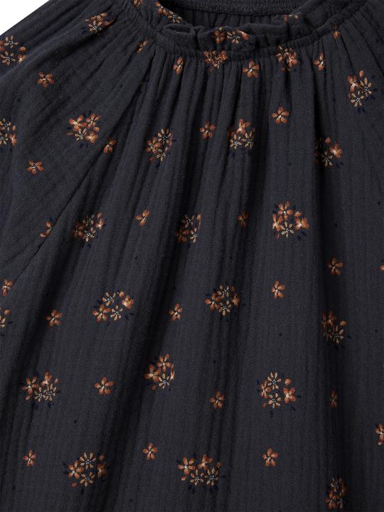 Image du produit Vertbaudet Robe fille fleurie en mousseline de soie (140)