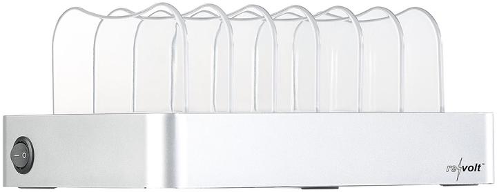 Image du produit Revolt Station de charge USB à 6 ports avec séparateurs amovibles (50 W)