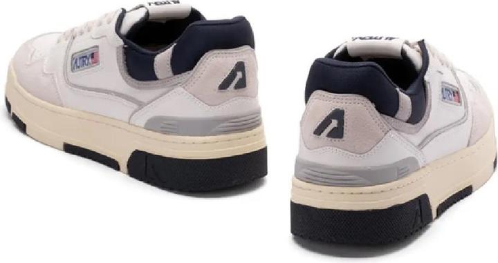 Actual product image Autry sneakers clc low in suede and nubuk white and blue (41)