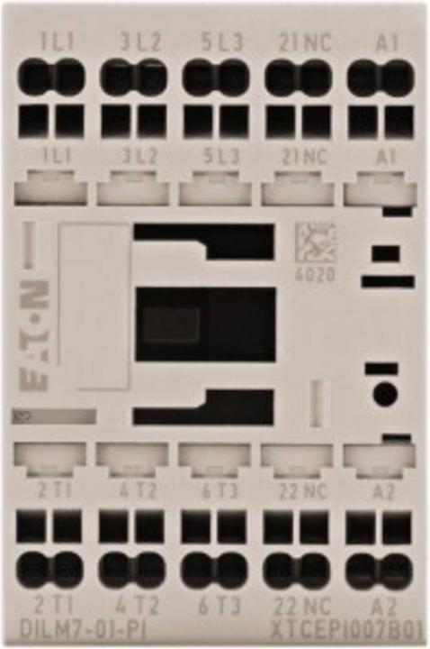Actual product image Eaton DILM7-01(24VDC)-PI199228Leistungsschütz 3p 380V 400V 3kW 1Ö