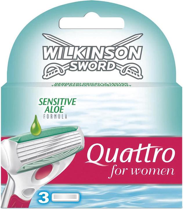 Actual product image Wilkinson Quattro Sensitive (3 x)
