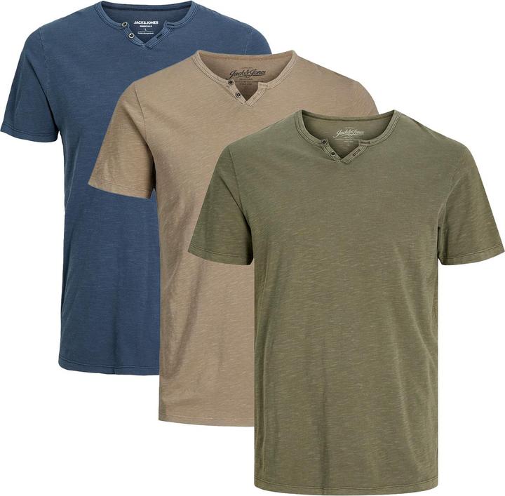 Green, Beige, Blue