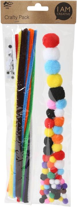 I Am Creative Chenille, pompom colorful