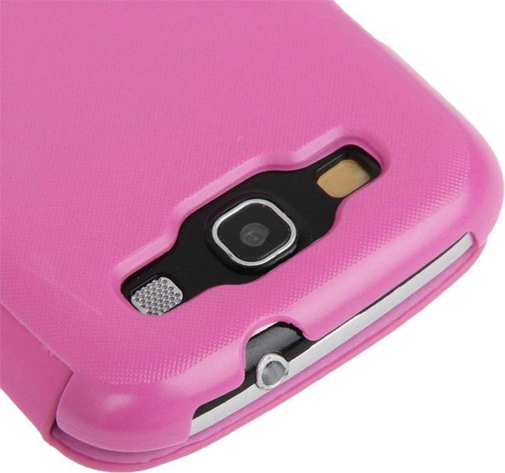 Produktbild König Design Handyhülle Tasche für Samsung Galaxy S3 i9300 / i9305 / S3 NEO i9301 pink gebürstet (Samsung Galaxy S3 LTE i9305, Samsung Galaxy S3 i9300)