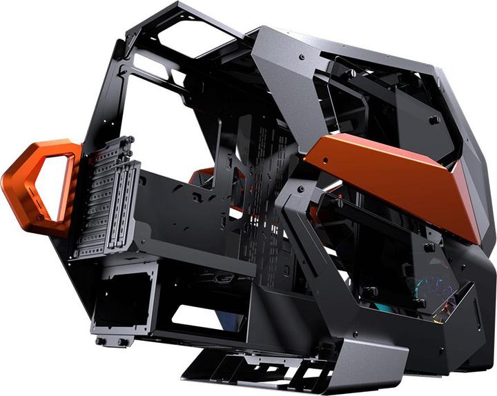 Immagine prodotto Cougar Conquer 2 - Full Tower - PC - Metallo - Vetro temperato - Nero - Arancione - Tran (ATX, mATX, Mini-ITX, SSI CEB)