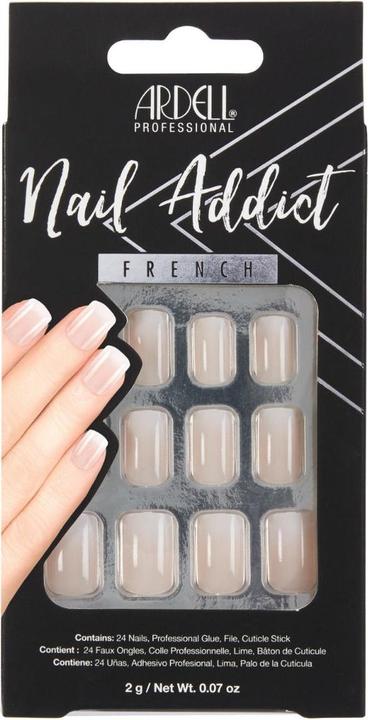 Produktbild Ardell Nail Addict French Subtle 28 Stk (Kunstnägel, Nude)