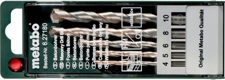 Actual product image Metabo Concrete drill cassette (4 mm, 5 mm, 6 mm, 8 mm, 10 mm)