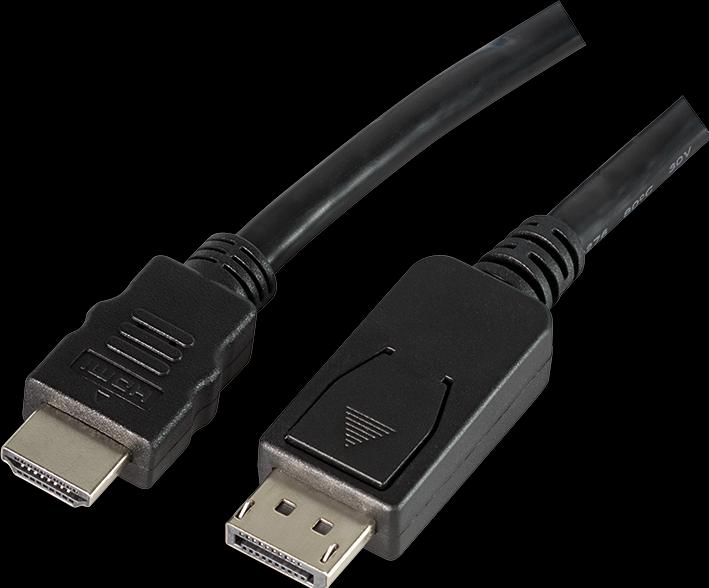 Image du produit LogiLink DisplayPort vers HDMI (2 m, DisplayPort)