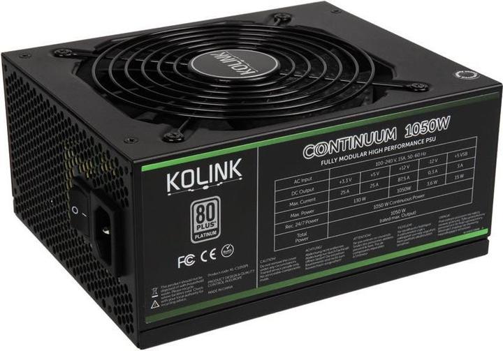Produktbild Kolink Continuum 80 PLUS Platinum Netzteil, modular - 1050 Watt (1050 W)