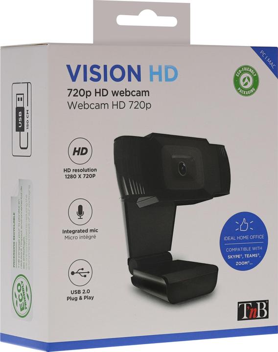Actual product image T'nB Webcam compatible 720p (1.00 Mpx)