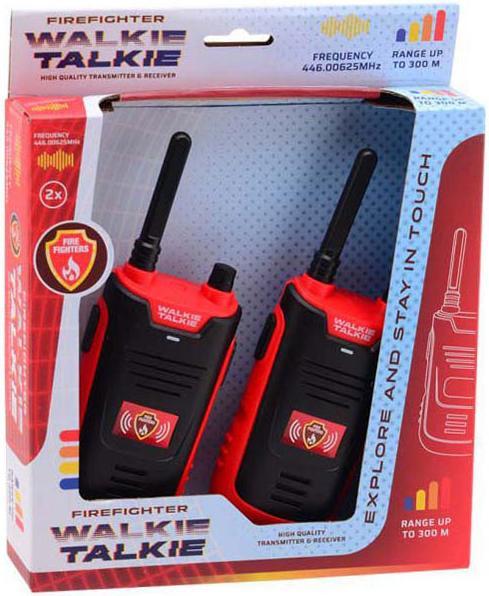 Produktbild Johntoy Walkie Talkie Feuerwehr - 300 Meter Reichweite (0.30 km)