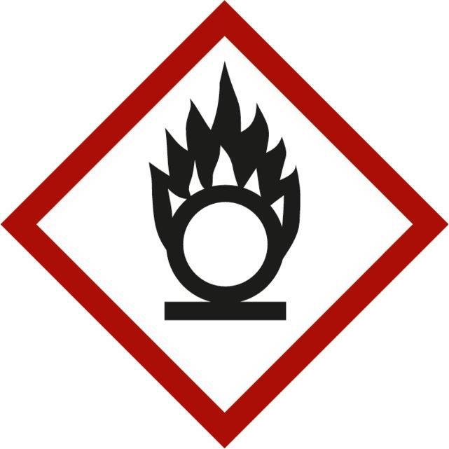 Promat Gefahrstoffsymbol Flamme über Kreis