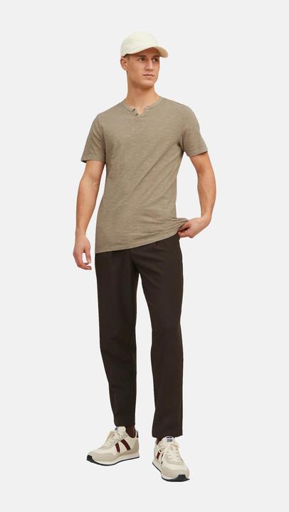 Actual product image Jack & Jones Split Neck T-Shirt (L)