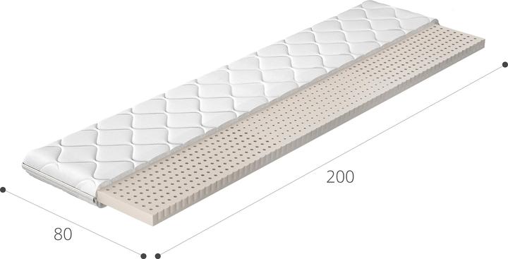 Actual product image ELTAP Topper latex (80 x 200 cm)