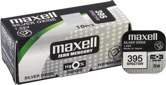 Immagine prodotto Maxell Cella a bottone SR927SW 10 pezzi (10 pz., SR57, 55 mAh)