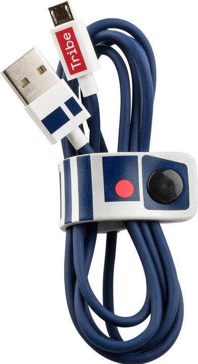 Actual product image Tribe Line - Microusb Cables - 1,2 M (4ft.) - R2-D2 (1.20 m, USB 2.0)
