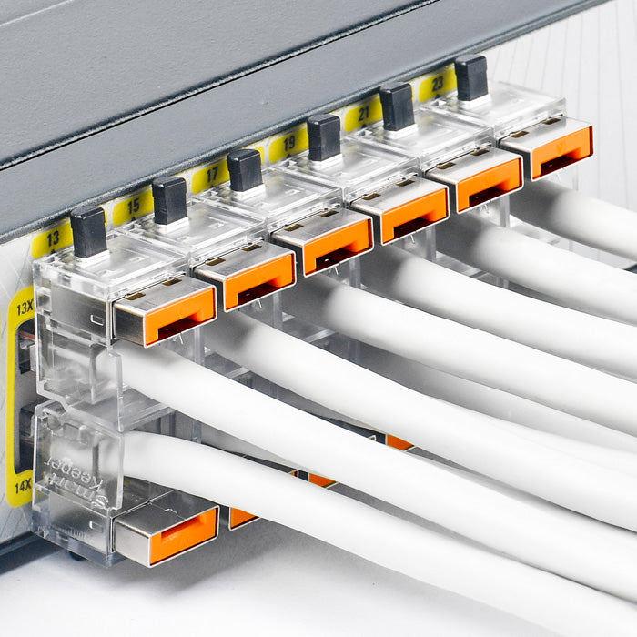 Image du produit Smart Keeper Basic LAN Cable Lock orange 12 pcs.