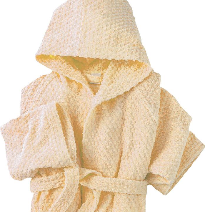 Produktbild Casativo Bademantel mit Wabendesign, unisex, Ecru-natur, M (M)