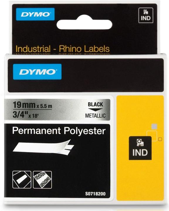 Actual product image Dymo Writing tape 19mm (1.90 cm, Silver)
