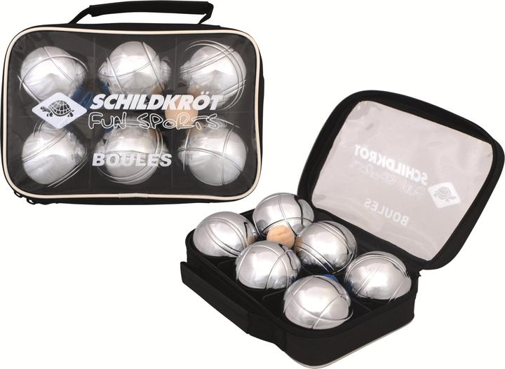 Schildkröt Set di bocce / Boccia / Pentanque in acciaio (6 x, 72.50 mm)