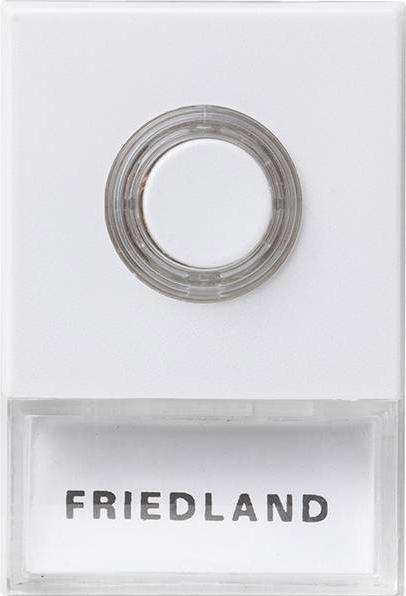 Image du produit Friedland Bouton-poussoir à sonnette D723W - Pushlite