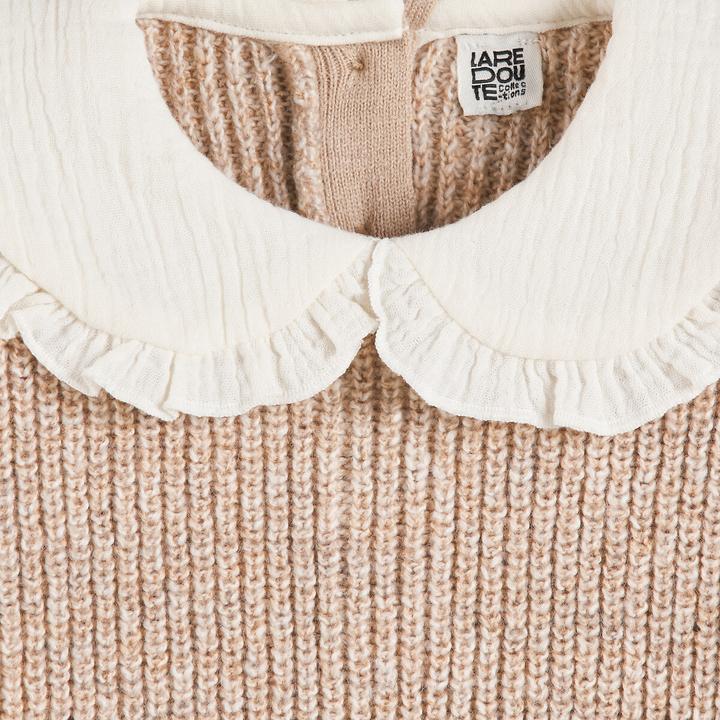 Actual product image La Redoute Collections Pullover aus Feinstrick mit Bubikragen (102)