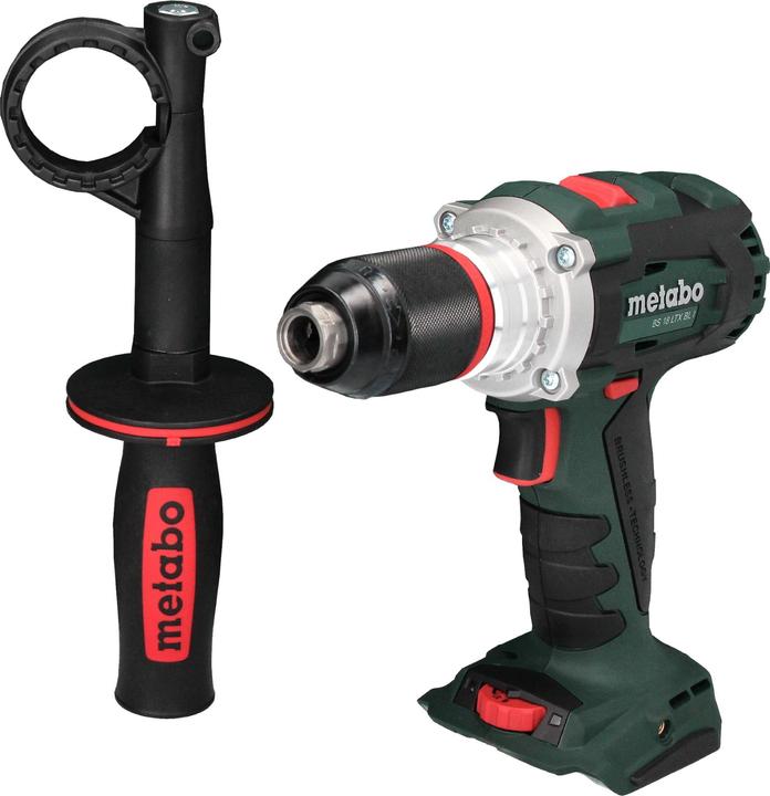 18-Volt-Akku-Bohrschrauber BS 18 LTX BL I, Bithalter, Schnellspannbohrfutter, Zusatzhandgriff, G