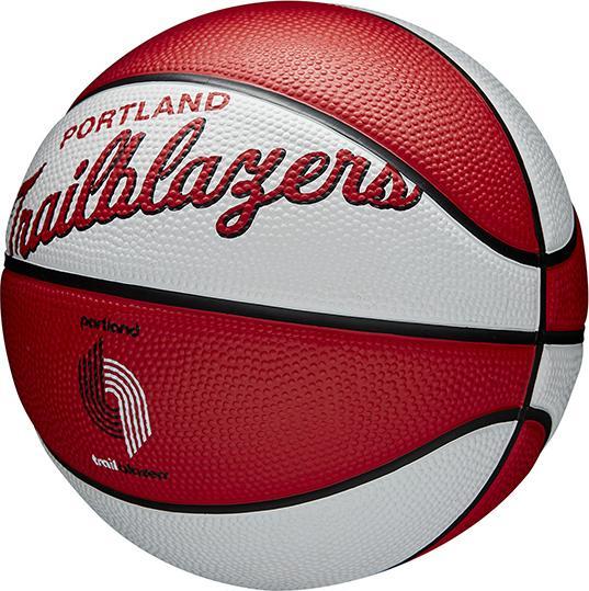 Actual product image Wilson Nba Team Retro Basketball Mini Por Blazers (3)