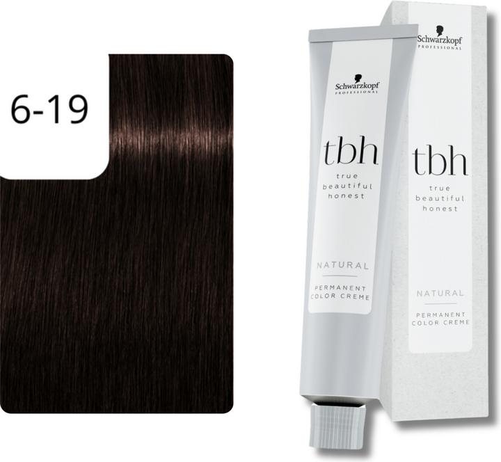 Immagine prodotto Schwarzkopf Professional Schwarzkopf True Beautiful Honest - Tbh 6-19 C Biondo Scuro Cendré Violet 60 ml (6-19 Biondo scuro Cendré Cendré Viola)