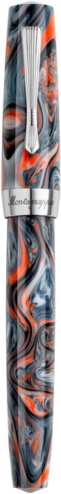 Actual product image Montegrappa ISE2R2AR 1 MG FOUNTAIN PEN, ELMO 02, CRODA ROSSA, F STEEL NIB (Multicoloured)