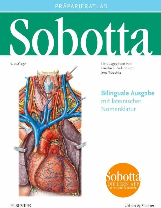 Produktbild Sobotta Präparieratlas (Deutsch, Jens Waschke, Friedrich Paulsen, 2017)