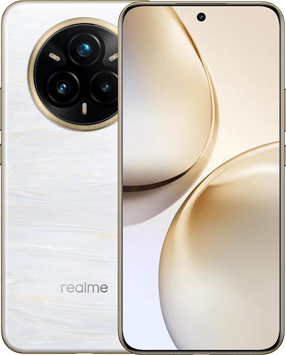 Actual product image realme 14 Pro+ (256 GB, Pearl White, 6.83", SIM + eSIM, 50 Mpx, 5G)