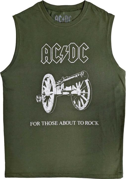 Produktbild AC/DC About To Rock Ärmelloses Oberteil (S)