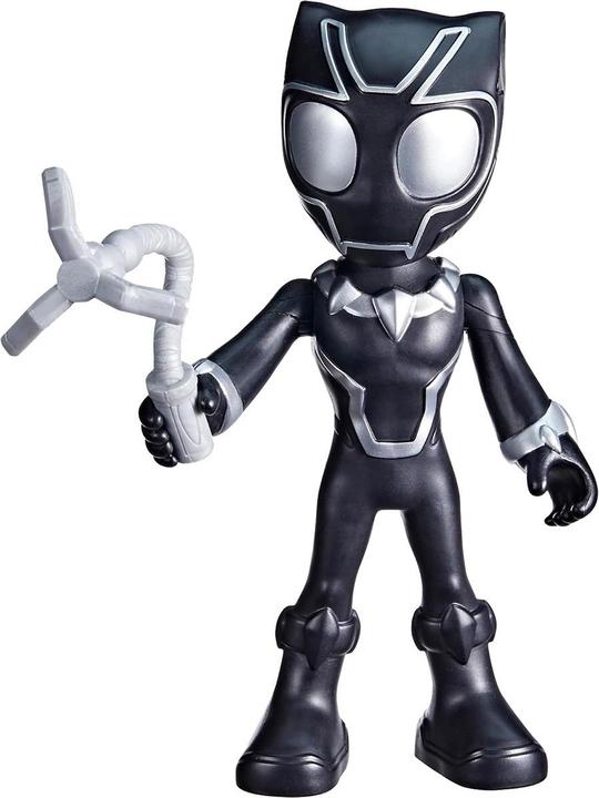 Actual product image Hasbro Spidey and His Amazing Friends super-sized Black Panther action figure, superhero toy f