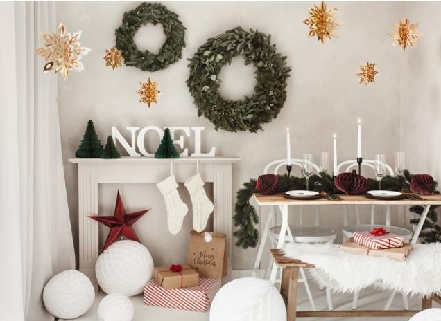 Produktbild Partydeco Süssigkeitentüten - Merry Christmas (Geschenkbox, 3 x)
