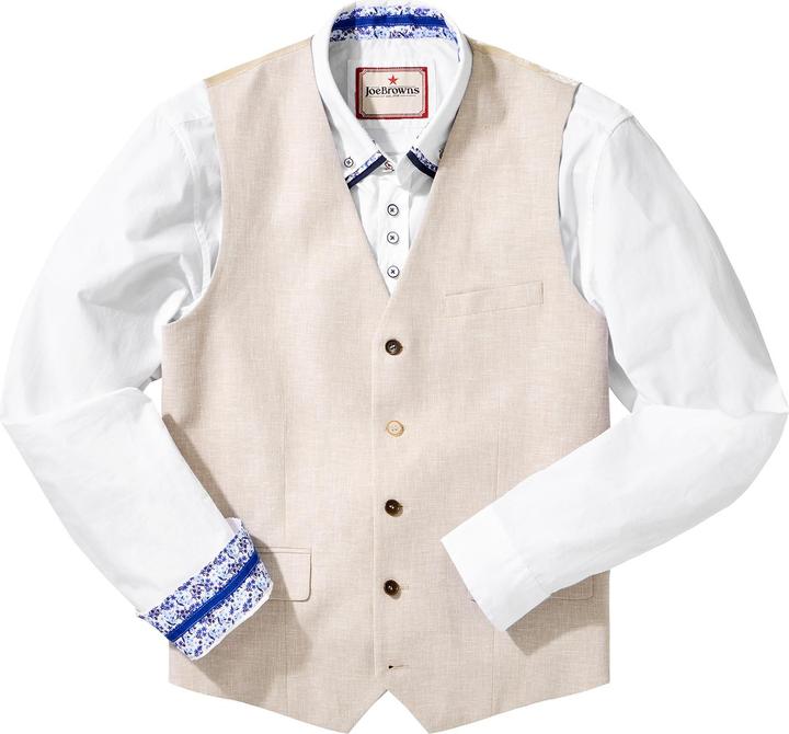 Joe Browns Woven Linen Blend Waistcoat