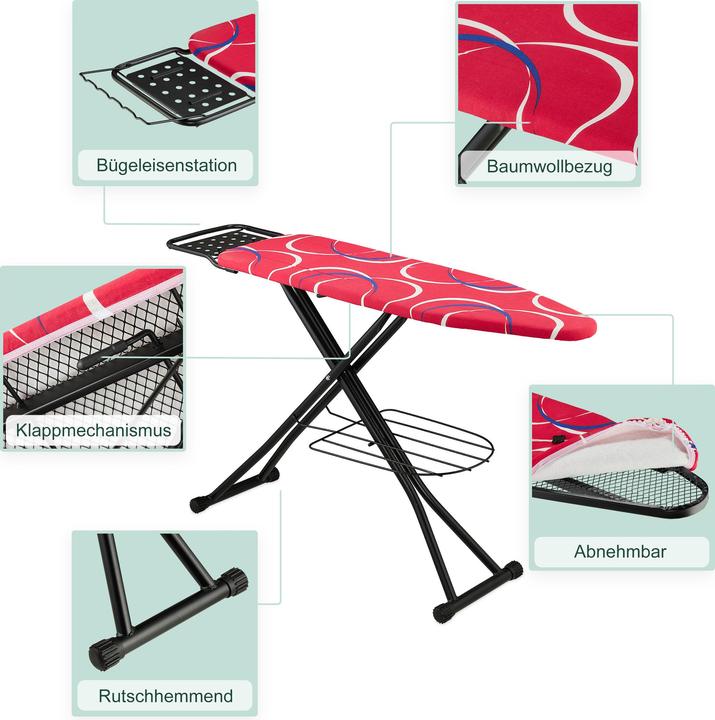 Produktbild Relaxdays Bügelbrett (110 x 33 cm)