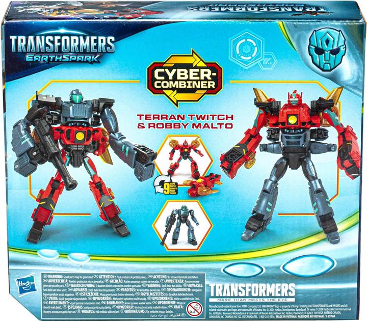 Actual product image Transformers Earthspark CombiNerf 1