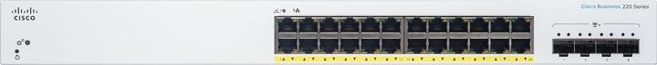 Produktbild Cisco PoE+ Switch CBS220-24P-4X 28 Port (28 Ports)