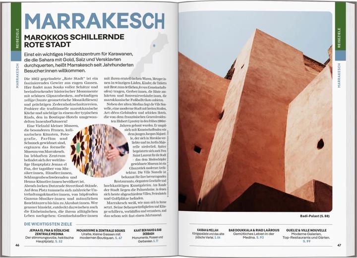 Produktbild Reiseführer Marokko (Deutsch, Sarah Gilbert, Sally Kirby, Mandy Sinclair, Tara Stevens, Helen Ranger, 2024)