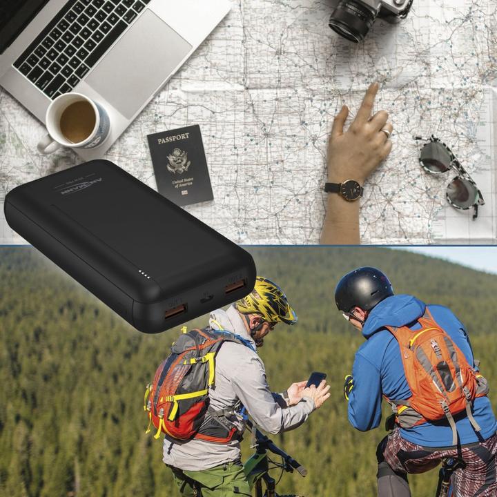 Produktbild Ansmann Powerbank 20.000 mAh PB320PD USB-C Ein/Ausg (20000 mAh, 20 W, 74 Wh)