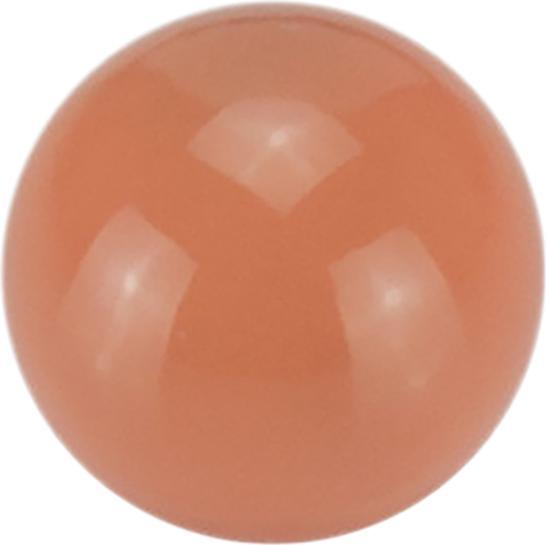 Star Piercing Micro Kugel orange (ohne Messing, Chirurgenstahl 316L)