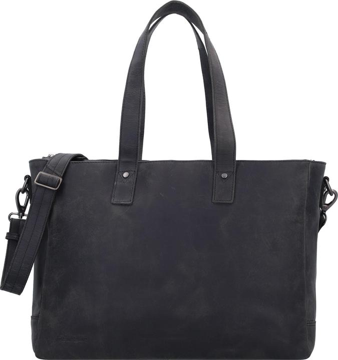 Plevier Hopper shopper 15.6 inch antraciet. (13 l)
