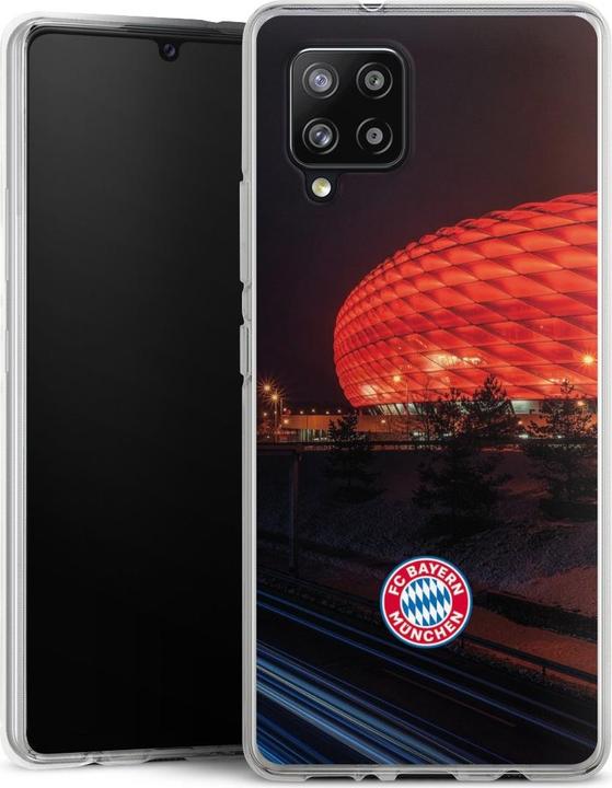 Produktbild DeinDesign Silikon Hülle für Samsung Galaxy A42 5G Handyhülle Case Smartphone Schutzhülle FC Bayern München (Samsung Galaxy A42 5G)
