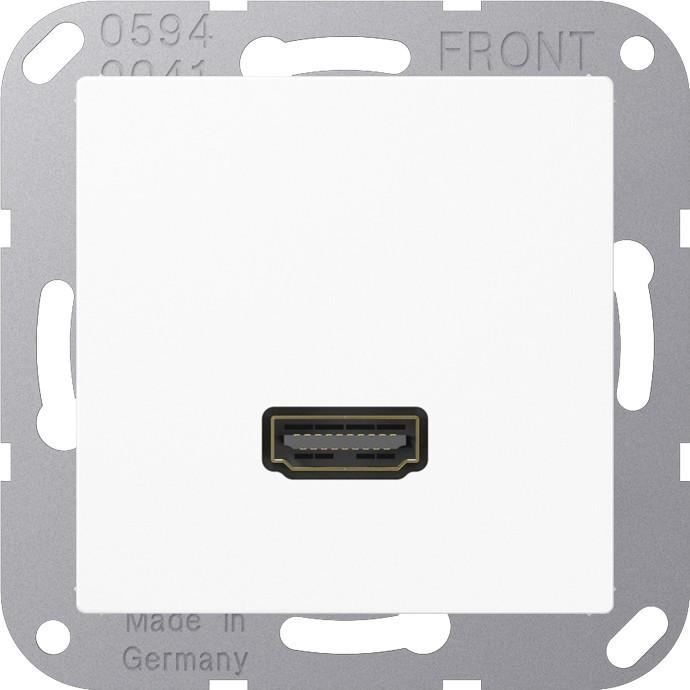 Produktbild JUNG Multimediaanschlusssystem MAA1112WW weiss