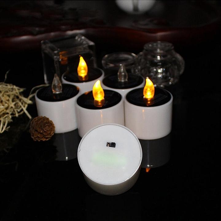 Image du produit Cover-Discount Lot de 6 bougies chauffe-plat solaires LED (6 x)