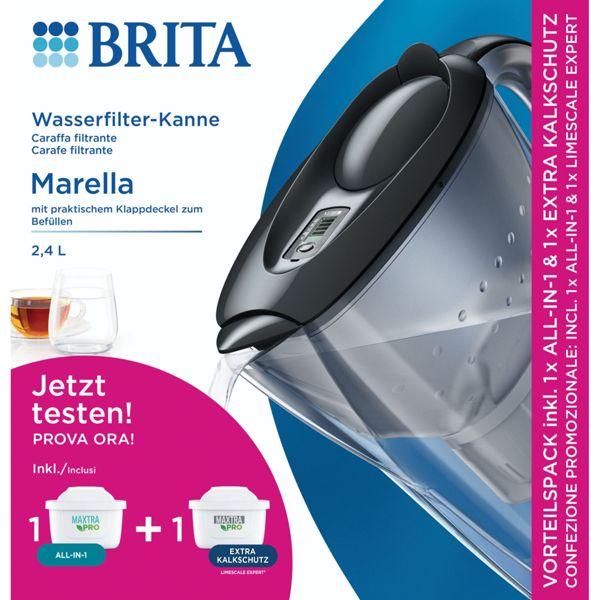 Produktbild Brita Marella graphit inkl. inkl. 1x ALL-in-1, 1x Extra Kalk (2.40 l)
